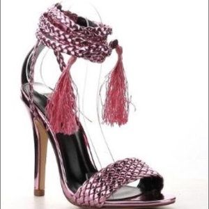 Athena - Metallic pink heels